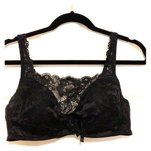 Soma Black Lace Cami Bra